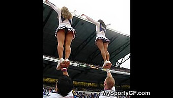 Cheerleaders Adolescentes Amadoras Em Ação!